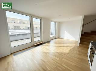 Maisonette mit 3 Terrassen entlang der Prager Straße! Straßenbahn, S-Bahn und Grünflächen in direkter Umgebung!, 1225 €, Immobilien-Wohnungen in 1210 Floridsdorf
