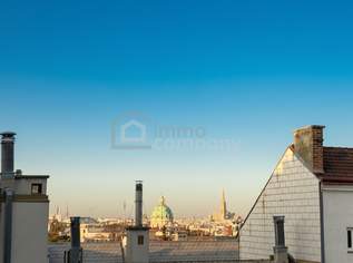 WUNDERSCHÖNES PENTHOUSE - 2 GROSSE TERRASSEN - ELITÄRES WOHNEN - 4 ZIMMER- GARAGENPLATZ ZUR ANMIETUNG, 2300000 €, Immobilien-Wohnungen in 1040 Wieden