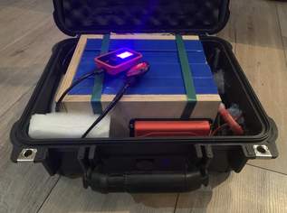 LiFePO4 Batterie, 12V, 105Ah mit EVE 105 Zellen, A Grade, BMS 150A mit Bluetooth in einem HMF Koffer eingebaut!, 600 €, Haus, Bau, Garten-Hausbau & Werkzeug in 1140 Penzing