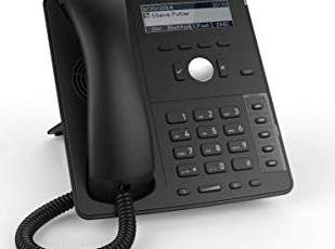 VoIP Telefon snom D715 Display 2x 1000Base-T (PoE), 1x USB, schwarz