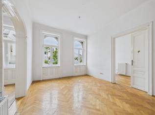 Lichtdurchfluteter Altbautraum in Nußdorf: 88m² Gestaltungsfreiraum nähe Heurigen & Donau, 439000 €, Immobilien-Wohnungen in 1190 Döbling