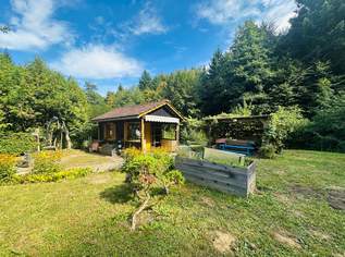 Idyllisches Feriengrundstück mit Holzhaus in Grünruhelage nahe Gleisdorf, 55000 €, Immobilien-Häuser in 8200 Wilfersdorf