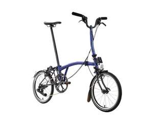 Brompton P Line Urban M4L - bolt-blue-lacquer Rahmengröße: Lenker Mid