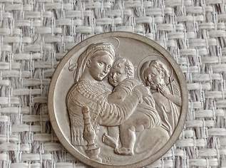 Vintage,Sakrale Brosche,VERSILBERT ,60er Jahren,ca 4cm Durchm., FIXPREIS 12€/ NUR SELBSTABHOLUNG, 23 Bezirk Endemanngasse,KEIN Versand! ! ! 
