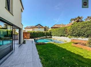 Hochwertig ausgestattete Luxusvilla mit Naturpool am Wolfersberg!, 1749000 €, Immobilien-Häuser in 1140 Penzing