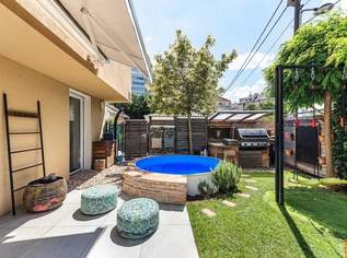 Alte Donau-Nähe: Kompaktes Familienglück mit Garten, Grill und Pool, 675000 €, Immobilien-Wohnungen in 1220 Donaustadt