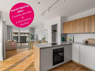 Modern, möbliert & mitten im Grünen Zentrum Wiens, 1668.7 €, Immobilien-Wohnungen in 1200 Brigittenau