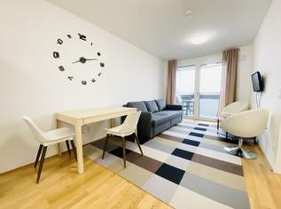 MODERNES WOHNEN - Möblierte 2-Zimmer Stadtwohnung mit Fernblick, 1231.61 €, Immobilien-Wohnungen in 1100 Favoriten