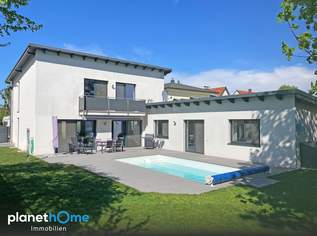 Luxuriöses Wohnen mit Einliegerwohnung, Pool und beeindruckendem Naturflair, 1190000 €, Immobilien-Häuser in 2604 Theresienfeld