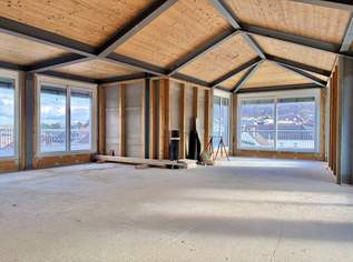 DG-Ordination über den Dächern Hainburgs mit direktem Blick auf den Schlossberg | Rundumterrasse, ca. 136m² | noch frei gestaltbare Raumaufteilung, 1730.65 €, Immobilien-Gewerbeobjekte in 2410 Gemeinde Hainburg an der Donau