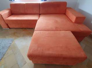 Eck Couch mit Hocker, 80 €, Haus, Bau, Garten-Möbel & Sanitär in 4595 Waldneukirchen