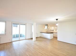 Familienwohnung: Schöne 4-Zimmer-Wohnung mit Balkon direkt an der Donau, 1990 €, Immobilien-Wohnungen in 1220 Donaustadt