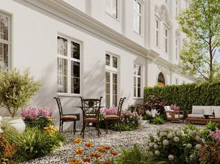 Kleinod mit Stadtgarten | Gartenwohnung im charmanten Biedermeierensemble, 349000 €, Immobilien-Wohnungen in 1110 Simmering