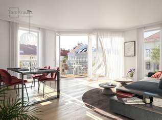 3-ZIMMER BALKONTRAUM BEIM DONAUKANAL, 657900 €, Immobilien-Wohnungen in 1030 Landstraße