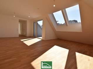 Hell - Heller - am Hellsten _ Urlaub zu Hause - DG-Wohnung mit Terrasse inkl. Klimavorbereitung, Küche und Erdwärmeheizung, 529000 €, Immobilien-Wohnungen in 1220 Donaustadt