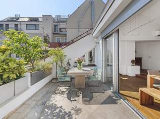 komplett möblierte Terrassenwohnung nähe Theresianum 5 Zimmer, 4499 €, Immobilien-Wohnungen in 1040 Wieden