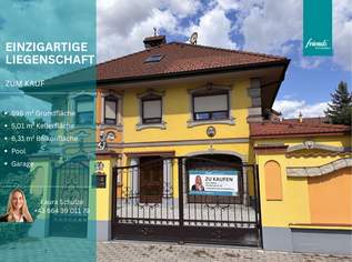Einzigartige Liegenschaft mit Garage und Pool!, 590000 €, Immobilien-Häuser in 2525 Katastralgemeinde Schönau an der Triesting