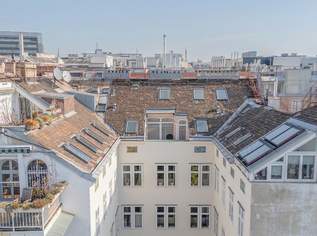 *** Dachgeschoss – Maisonettewohnung mit Garage am Naschmarkt ***, 785000 €, Immobilien-Wohnungen in 1060 Mariahilf