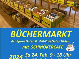 BÜCHERMARKT der Pfarre Unter St.Veit-Zum Guten Hirten, 1 €, Marktplatz-Bücher & Bildbände in 1130 Hietzing