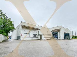 Lagerhalle samt Büros in verkehrstechnisch optimaler Lage in Wels zu vermieten! Gleisanschluss vorhanden!, 29890.59 €, Immobilien-Gewerbeobjekte in 4600 Wels