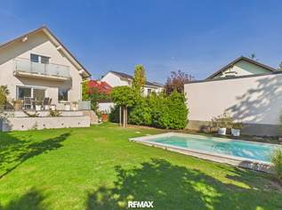 Einziehen & Wohlfühlen! Saniertes Einfamilienhaus mit Pool und Traumgarten, 745000 €, Immobilien-Häuser in 1220 Donaustadt Einziehen & Wohlfühlen! Saniertes Einfamilienhaus mit Pool und Traumgarten, 745000 €, Immobilien-Häuser in 1220 Donaustadt