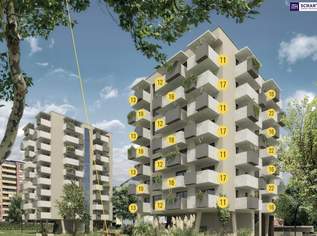 Über den Dächern von Klagenfurt, in der beliebten Viktringer Vorstadt mit Nähe zum Wörthersee – 2-Zimmer-Neubau mit 11 m² Balkon, 275000 €, Immobilien-Wohnungen in 9020 Innere Stadt