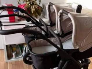 Geschwisterwagen der Marke TFK Duo  mit Wannen, Sportsitzen, uvm., 799 €, Kindersachen-Sicherheit & Transport in 2344 Gemeinde Maria Enzersdorf