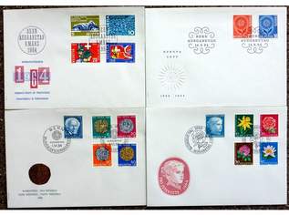 Alle Ersttagsbriefe  Schweiz von 1964  1984