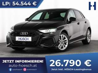 A3 SB 45 TFSI e S-LINE BLACK PANO MASSAGE MEMORY -51%, 27790 €, Auto & Fahrrad-Autos in 4061 Pasching