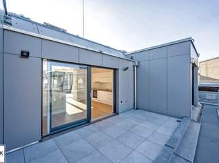 Wohnen im begehrten 7. Wiener Gemeindebezirk mit Terrasse und hochwertigem DG-Erstbezug – ab 01.10.26, 2500 €, Immobilien-Wohnungen in 1070 Neubau