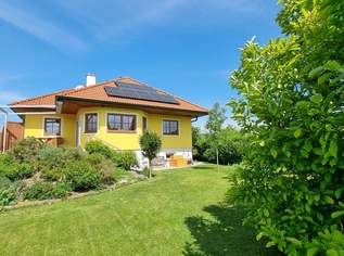 Stilvoller Bungalow mit Gartenidylle, Photovoltaik & Teichanlage, 390000 €, Immobilien-Häuser in 3385 Markersdorf an der Pielach