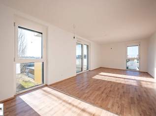 südwestlich ausgerichtete Eckwohnung mit Balkon: 3 Zimmer + 2 KFZ-Stellplätze; ERSTBEZUG in Eisenstadt!, 1175.61 €, Immobilien-Wohnungen in 7000 Eisenstadt