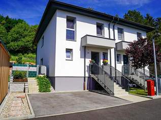 KOFFER PACKEN UND EINZIEHEN - NEUWERTIGE DOPPELHAUSHÄLFTE MIT BIOPOOL, 420000 €, Immobilien-Häuser in 3443 Sieghartskirchen