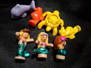 Polly Pocket Bluebird Vintage Large Book Sparkling Mermaid Adventure 1995 Polly Pocket Bluebird Vintage Large Book Sparkling Mermaid Adventure 1995