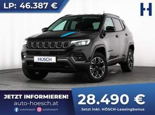 Compass Trailhawk 4xe 240 LEDER SITZLÜFTUNG ACC, 29490 €, Auto & Fahrrad-Autos in 4061 Pasching