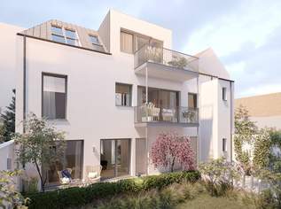 ERSTBEZUG | Townhouse DG-Wohnung mit Balkon | Hofruhelage & Klima, 399000 €, Immobilien-Wohnungen in 1210 Floridsdorf