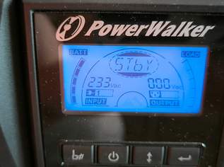 USV PowerWalker VFI 3000RT LCD mit/ ohne Akkus 3kVA/2,7kW