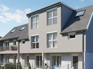 Wohnen im Grünen in Breitenlee nahe dem Paischerwasser - Erstbezugs -Reihenhäuser, 372484 €, Immobilien-Häuser in 1220 Donaustadt