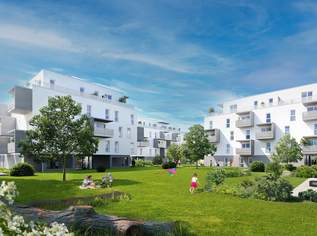 Grün Wohnen am Puls der Stadt: Sonnige Eigentumswohnung im neuen Graumann-Park, 466700 €, Immobilien-Wohnungen in 4050 Traun