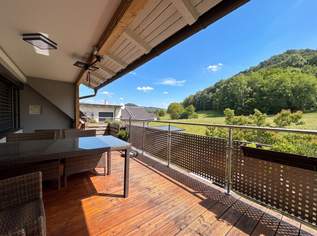 unverbaubarer GRÜNBLICK | Wohnen und Arbeiten unter einem Dach | RUHELAGE und trotzdem gut angebunden an Wien | zwei getrennte Wohneinheiten | große Garagen & Carport, 899000 €, Immobilien-Häuser in 2534 Katastralgemeinde Alland