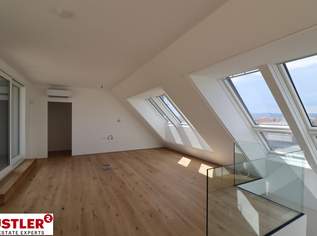 Wohnen über den Dächern Wiens Exklusive Dachgeschosswohnungen mit traumhaften Freiflächen, 1032000 €, Immobilien-Wohnungen in 1100 Favoriten