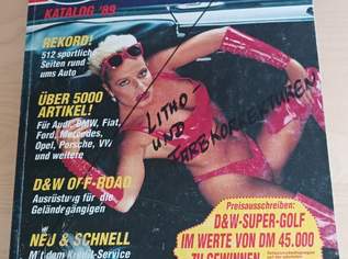 D&W Katalog 1989 Einzelstück! Auto Tuning Zubehör Korrektur Katalog, 85 €, Auto & Fahrrad-Teile & Zubehör in 6700 Stadt Bludenz