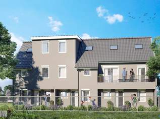 Wohnen im Grünen in Breitenlee nahe dem Paischerwasser - Erstbezugs -Reihenhäuser, 475254 €, Immobilien-Häuser in 1220 Donaustadt