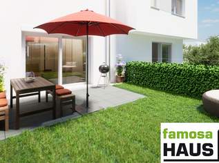 Provisionsfreier Erstbezug: vollunterkellertes Reihenhaus mit 4 Zimmern, Terrasse, Dachterrasse und Eigengrund samt Garagenplatz, 736900 €, Immobilien-Häuser in 1230 Liesing