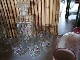 Whiskygarnitur bemalt, 60 €, Haus, Bau, Garten-Geschirr & Deko in 2630 Gemeinde Ternitz