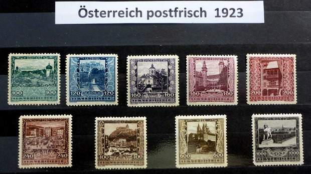 Österreich  postfrisch 1923