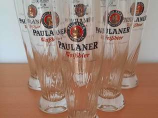 PAULANER WEIZENBIER GLÄSER 0,33l / 6 Stück PAULANER WEIZENBIER GLÄSER 0,33l / 6 Stück
