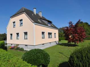 Einfamilienhaus mit Doppelgarage und Veranda, 1224 m² Grundfläche - Gartenjuwel in Neuzeug, 398000 €, Immobilien-Häuser in 4523 Neuzeug