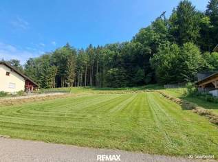 Baugrundstück in Waldrandlage - Fernblick, Naturidyll und Abendsonne inklusive - Aschach a. d. Steyr/Am Hang, 128000 €, Immobilien-Grund und Boden in 4421 Aschach an der Steyr