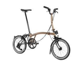 Brompton P Line Explore M12L - bronze-sky Rahmengröße: Lenker Mid, 3020 €, Auto & Fahrrad-Fahrräder in 5020 Altstadt